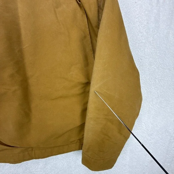 Carhartt Detroit Jacket Blanket Lined Mens 48 Tall J01 BRN Brown 6BLJT - Picture 11 of 16